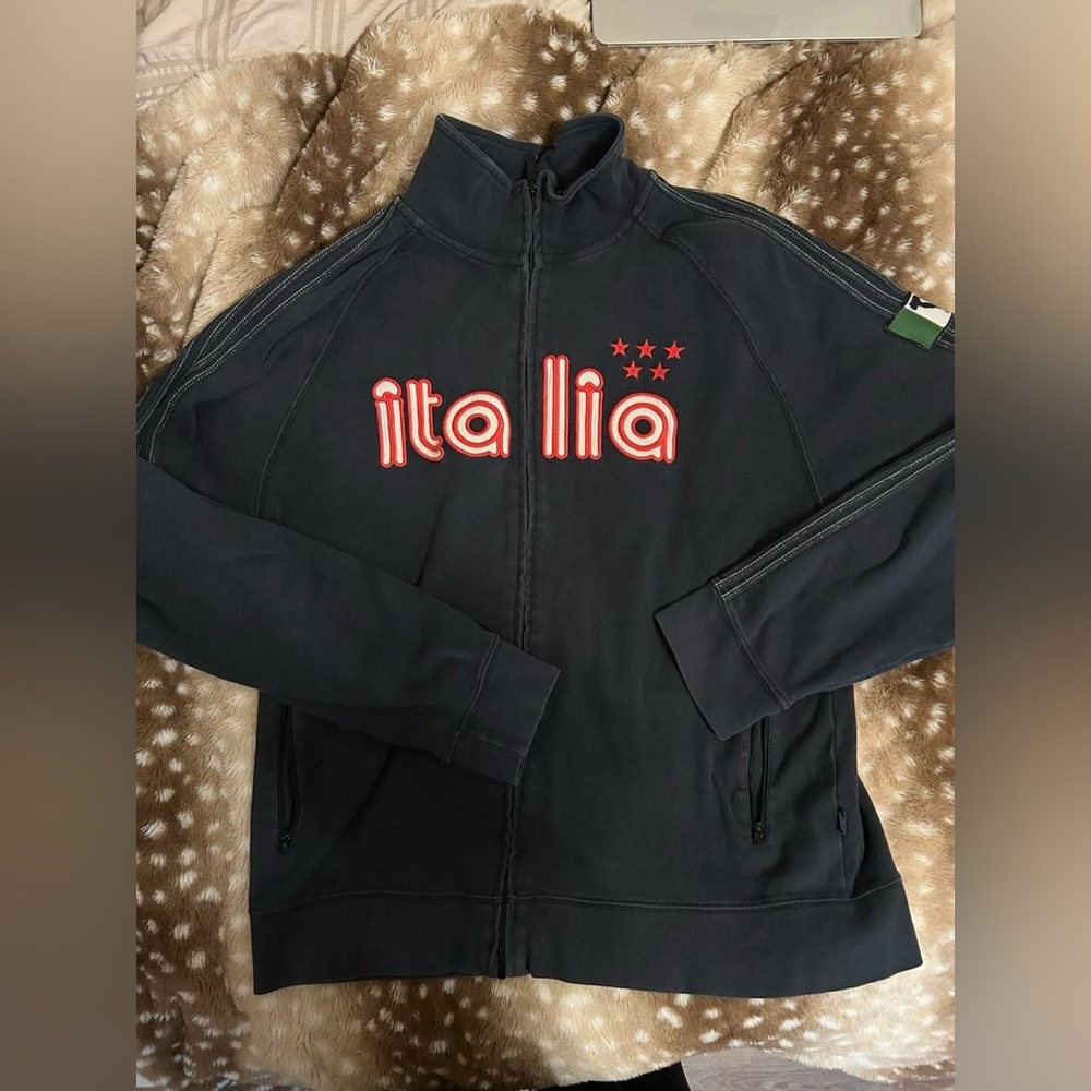 Vintage Five Star Italia embroidered cotton track jacket